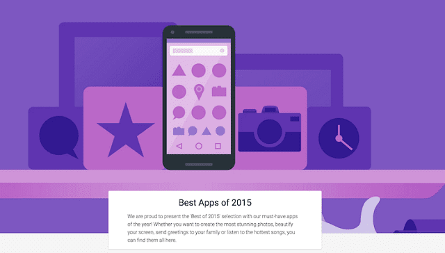 Best apps of 2015 for android by Google