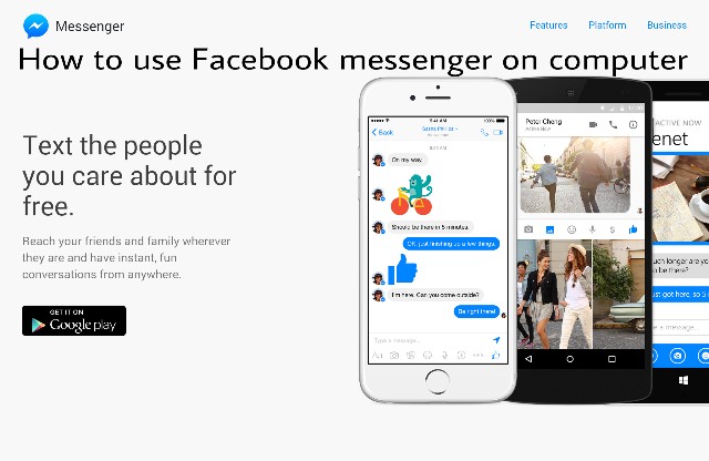 How to use Facebook messenger on computer