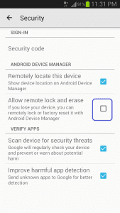 Remotely ring, lock and wipe data3
