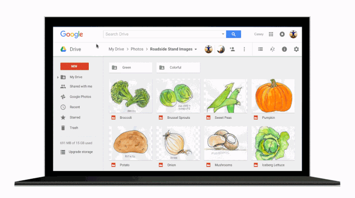 google drive gets a search update