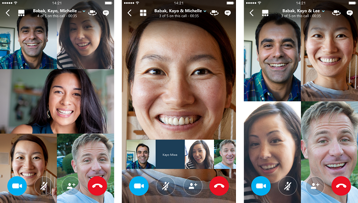 Skype Group Video calling now availble for iOS and Android users