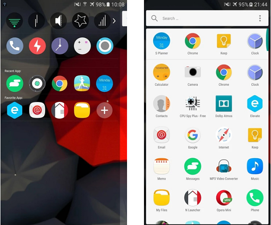 Android N launcher