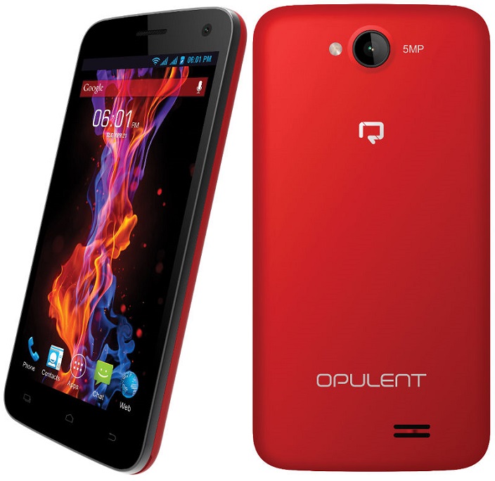 Reach Mobiles launched Opulent with 1 GB RAM and 5-inch display at Rs 3599