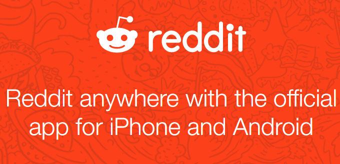 Reddit official app for iOS and Android users