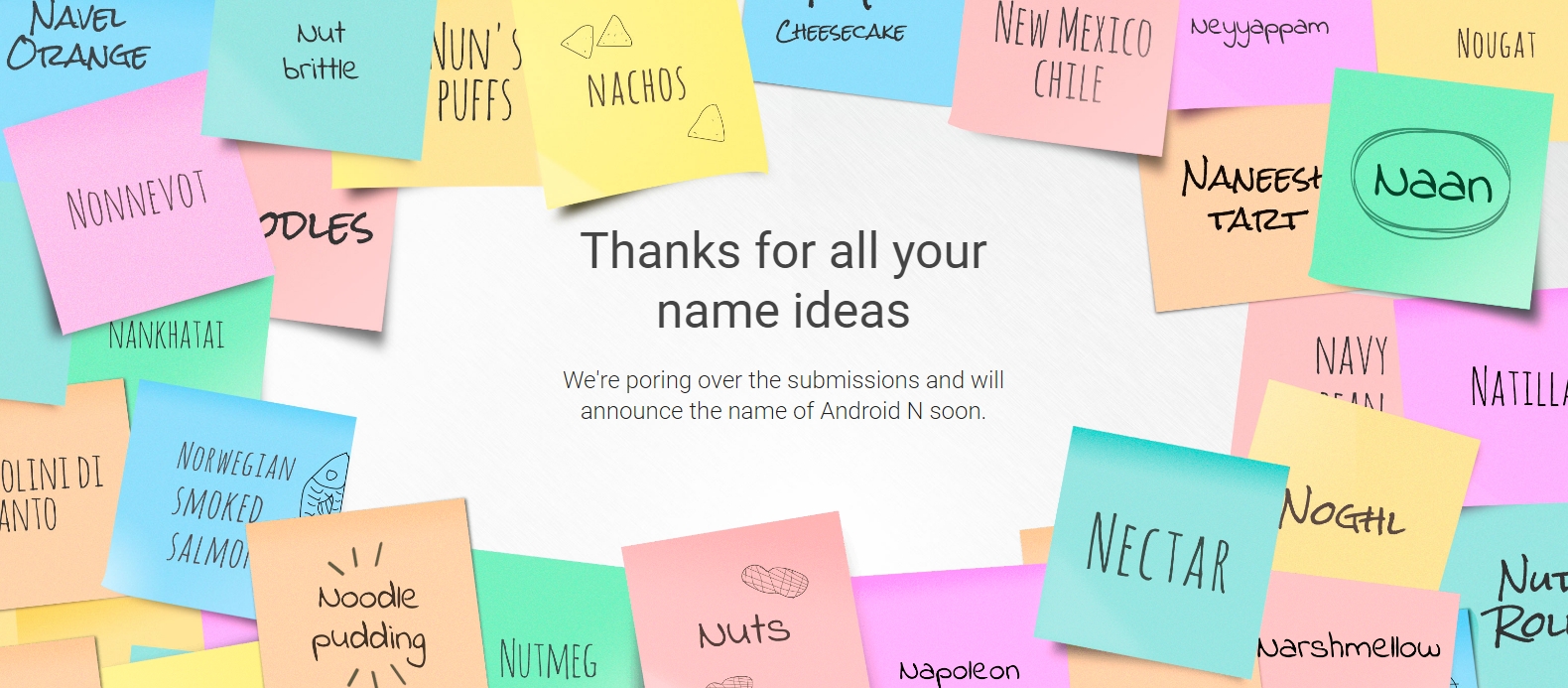 Google to announce the name of Android N in the coming weeks