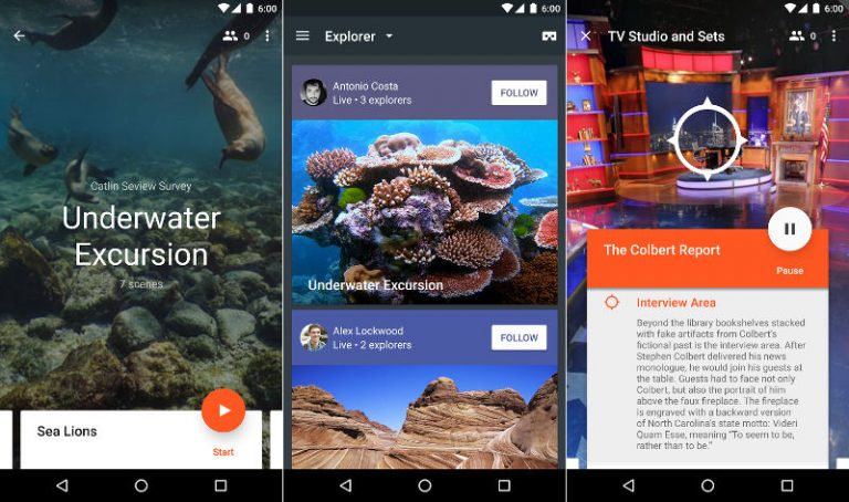Google Expeditions VR Android app