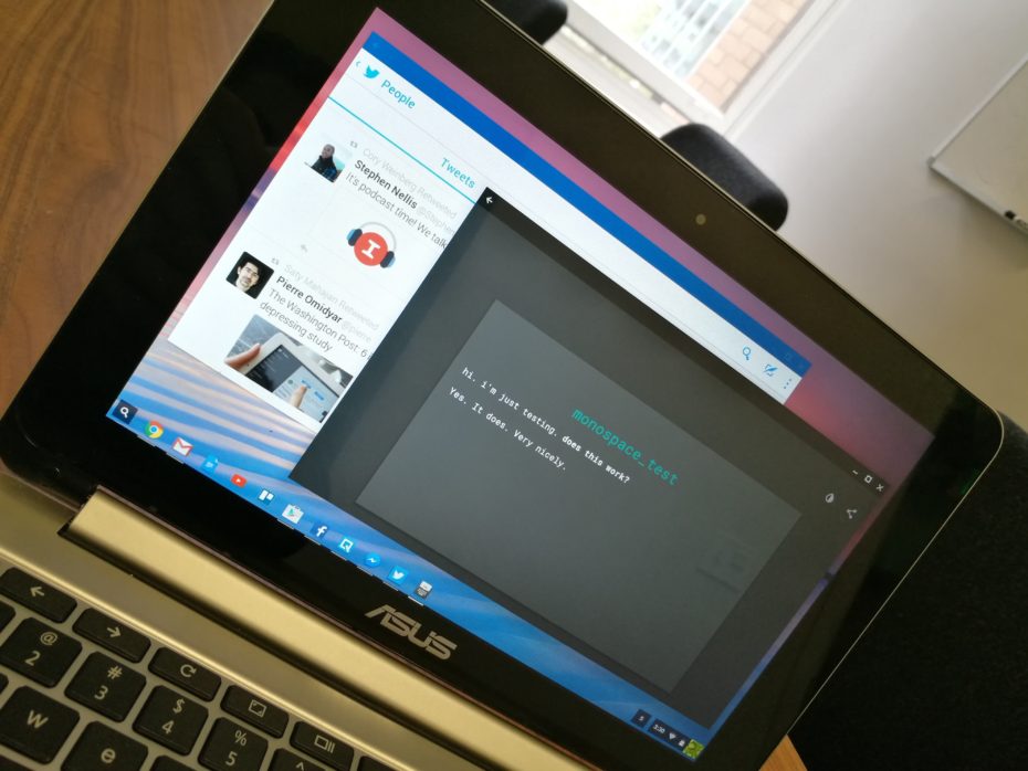 Android apps now run on Chromebook