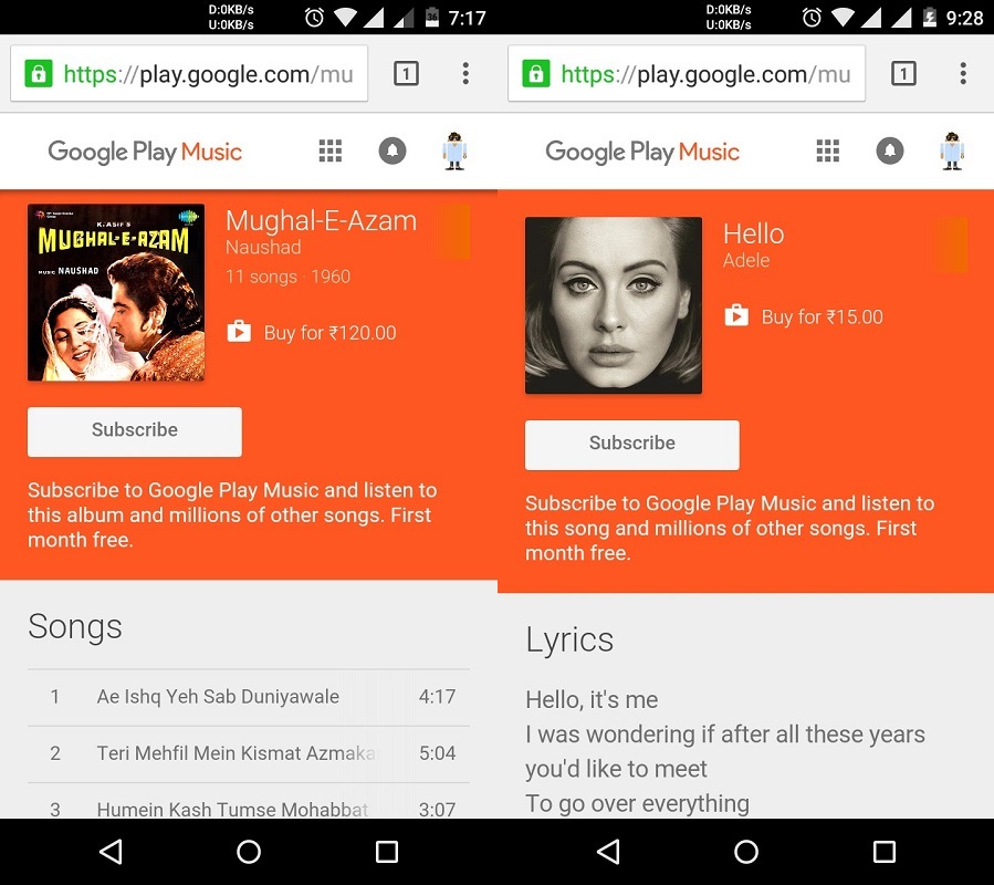 Google Play Music and YouTube Red might come soon in India
