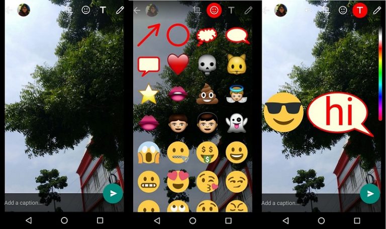 Stickers, Bigger Emojis and Doodles in WhatsApp