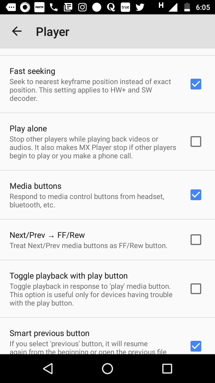 How to play Video in MX Player during call?
