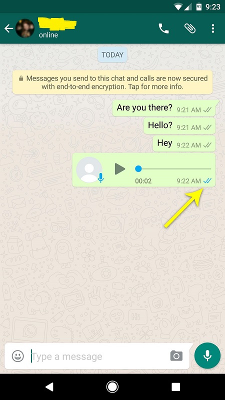 How to know your friend has read your message on WhatsApp when they have disabled the “Read Receipts” option