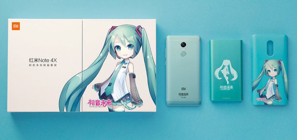 Redmi Note 4X Hatsune Miku Special Edition
