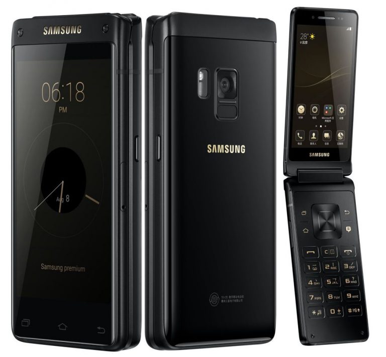 Samsung Flagship 8 SM-G9298 Android flip phone
