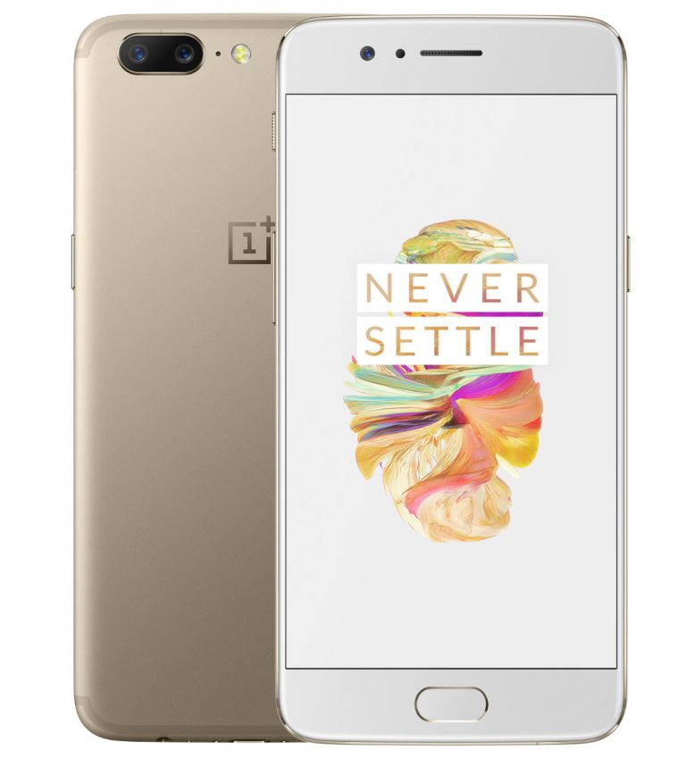 Soft Gold Limited Edition OnePlus 5 smartphone introduced