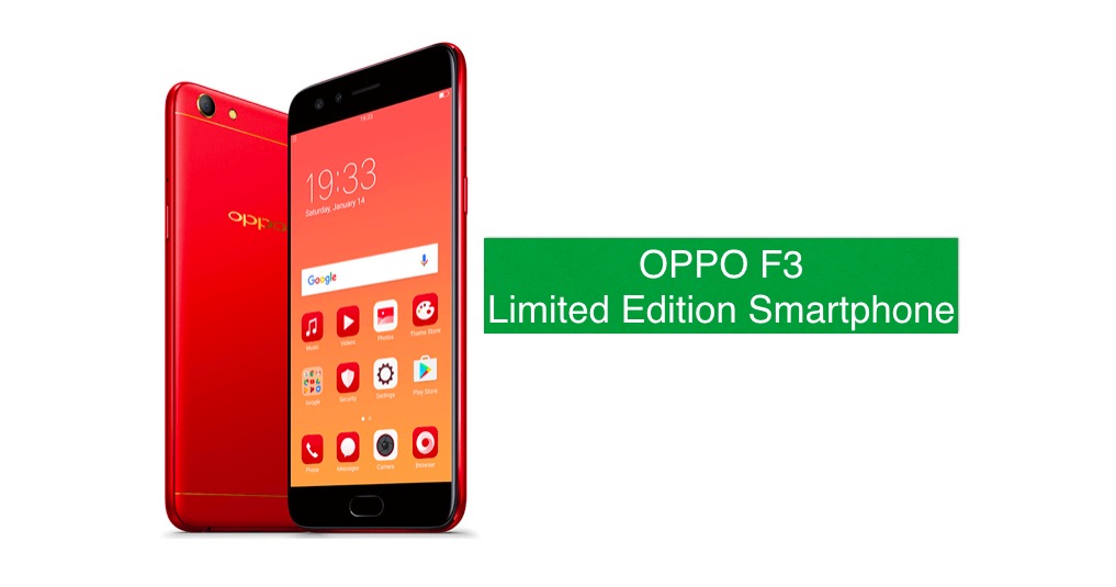 OPPO f3 LIMITED EDITION SMARTPHONE FOR DIWALI