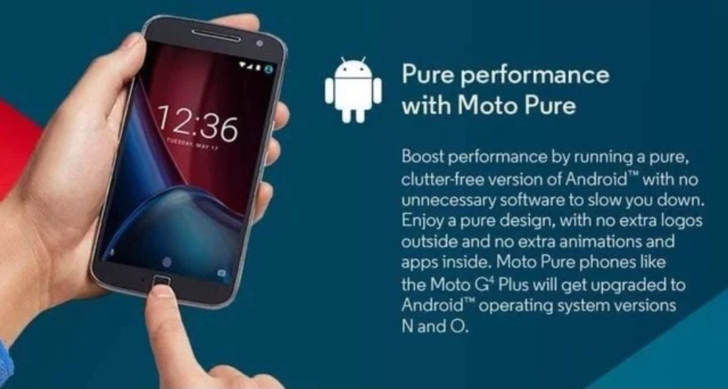 moto g4 plus android oreo update