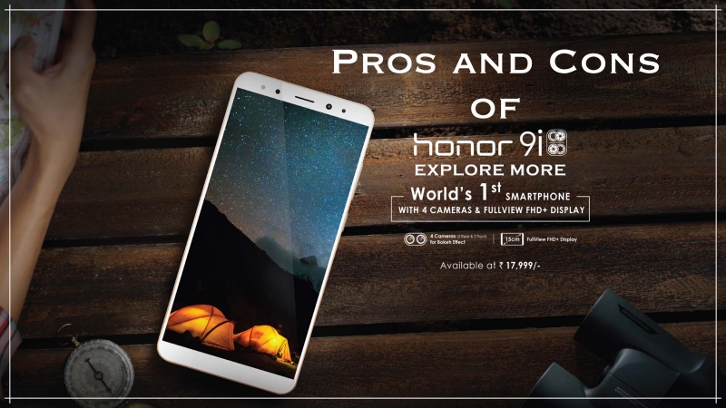 Pros and Cons of Honor 9i Smartphone