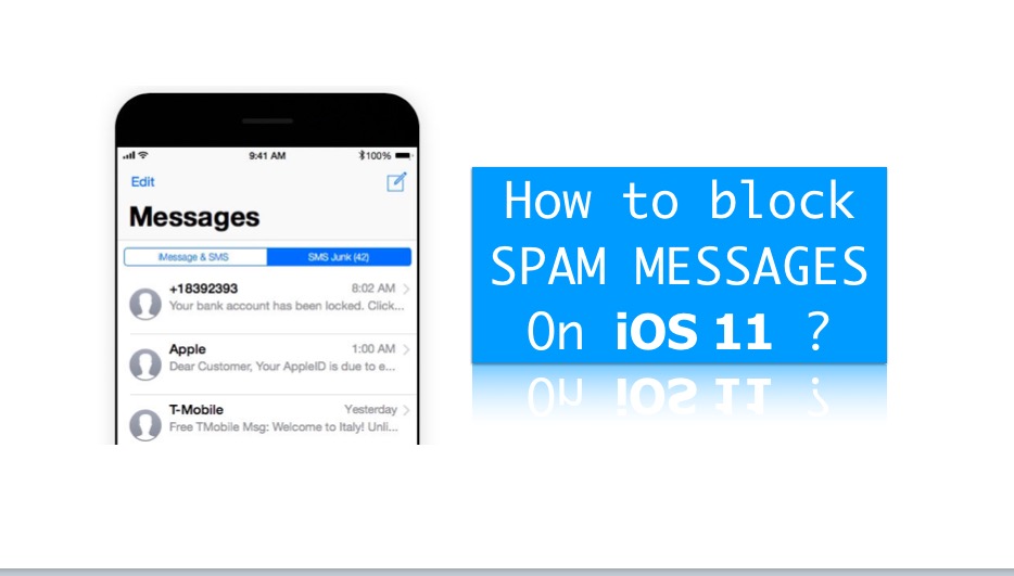 block spam messages on iOS 11