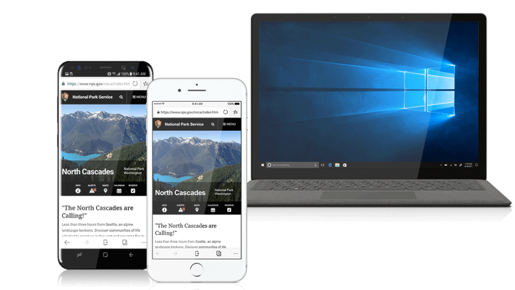 Microsoft edge for android and ios