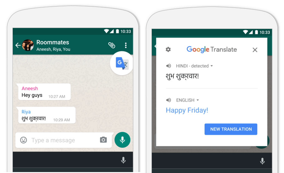 Google Translate in any app on Android