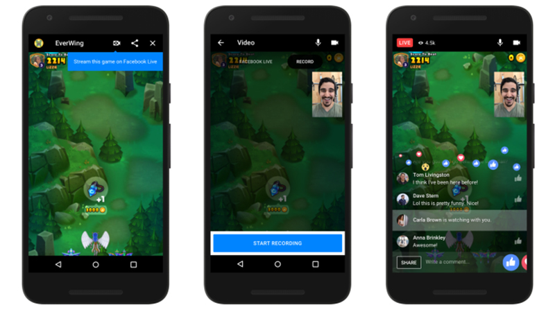 Facebook brings support for live streaming and video chats to Messenger Games