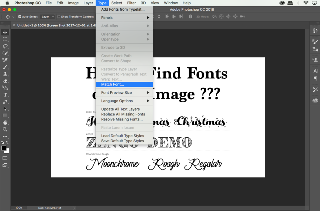 how to find fonts on any image