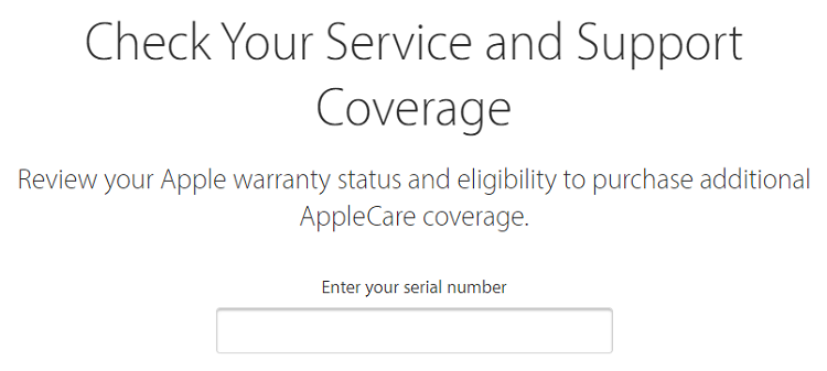 warranty and repair coverage for Apple product