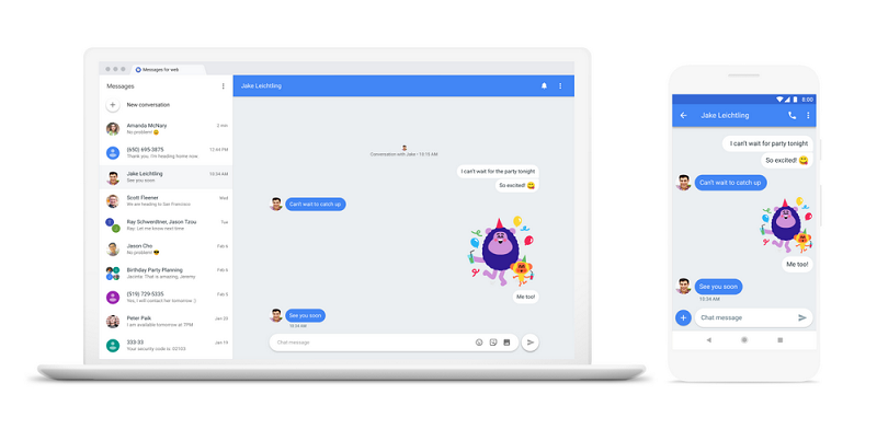 Android Messages new features