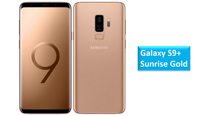 Samsung Galaxy S9+ Sunrise Gold Limited Edition