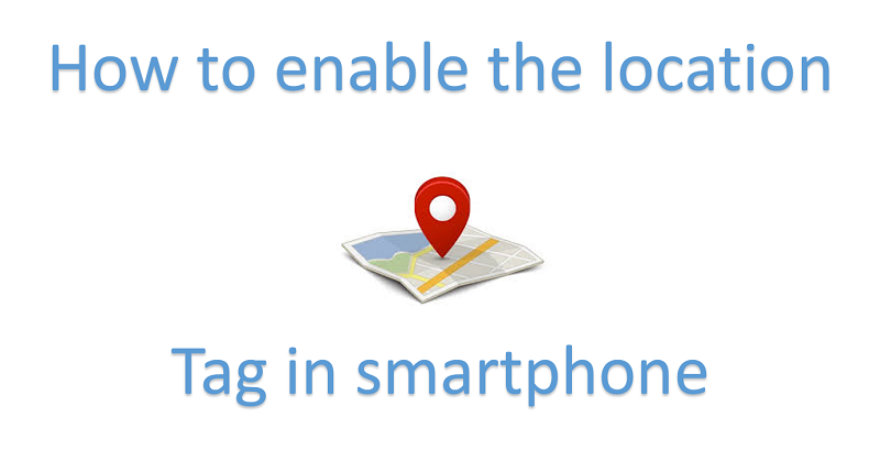 location tag in smartphone