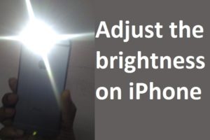 How to adjust the flashlight brightness on iPhone