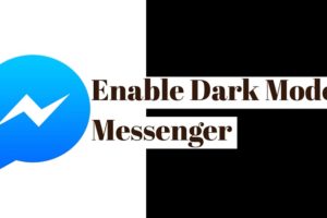 Dark Mode in Messenger