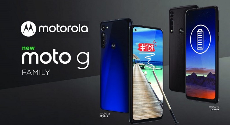 Moto G Stylus and Moto G Power smartphones