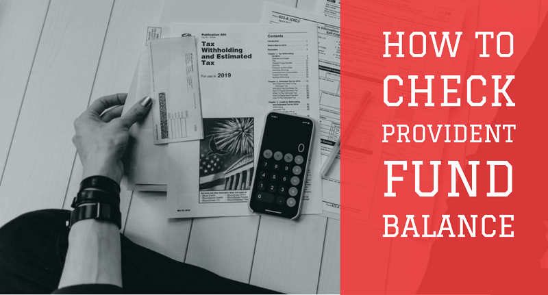 How to check Provident fund balance