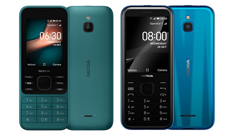Nokia 6300 4G and 8000 4G specifications