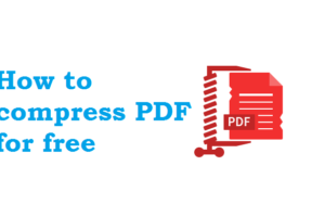 How to Compress PDF