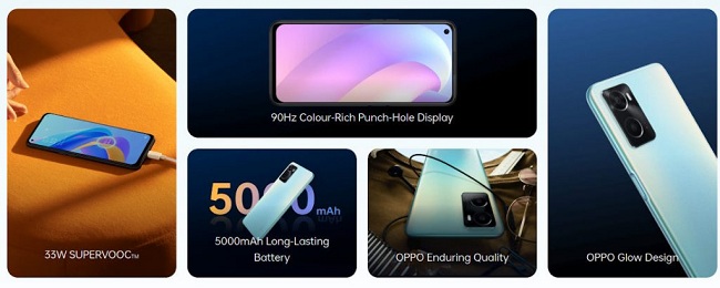 OPPO A76 specifications
