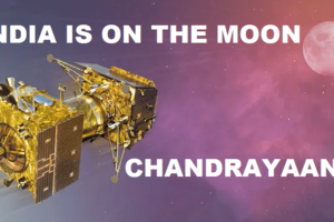 India is on the moon